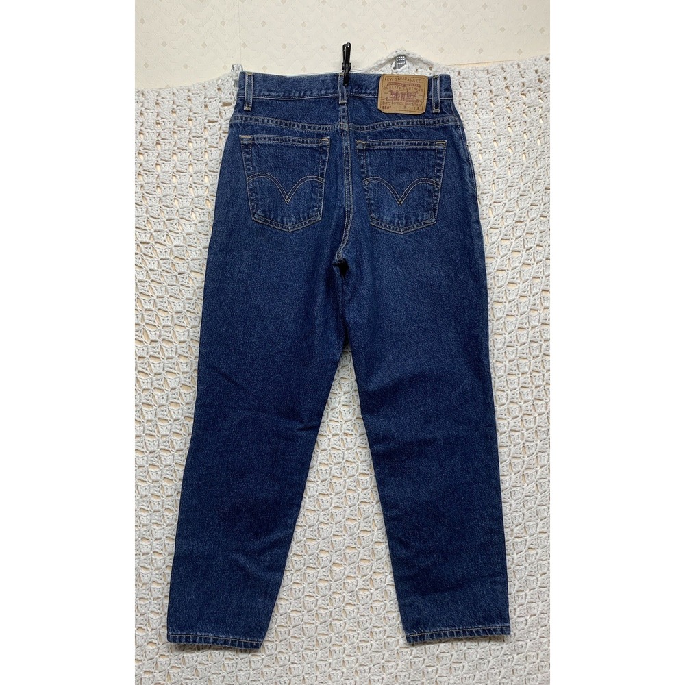 Levi's 505 Jeans Women's Size 10 Mis S Blue Denim Relaxed Fit Tapered‎ Leg